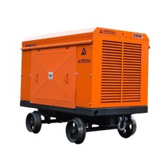 Промышленная воздушно-компрессорная шахтная станция Арсенал ЗИФ-ШВ 6/0,7 660, 380 В на скатах