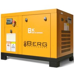 Промышленный винтовой компрессор BERG ВК-7,5Р-E/7 бар с ременным частотно-регулируемым приводом